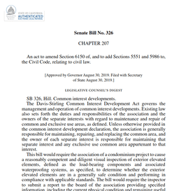 California policy document