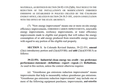 Environmental greenhouse policy